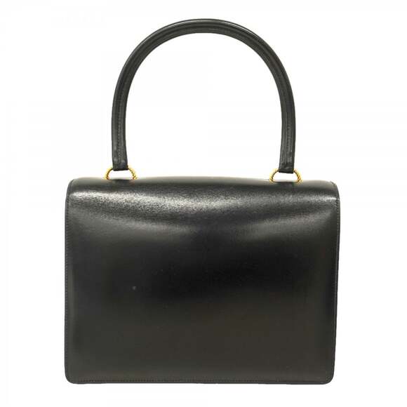 Hermes Hermès Vasco Box Calf Handbag, Black, with 〇Q Stamp, Women's - Picture 14 of 14